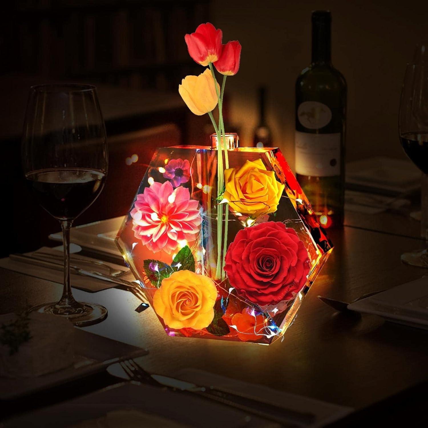 Molde de Silicona Hexagonal Grande ZtohPyo 22.86 cm para Resina