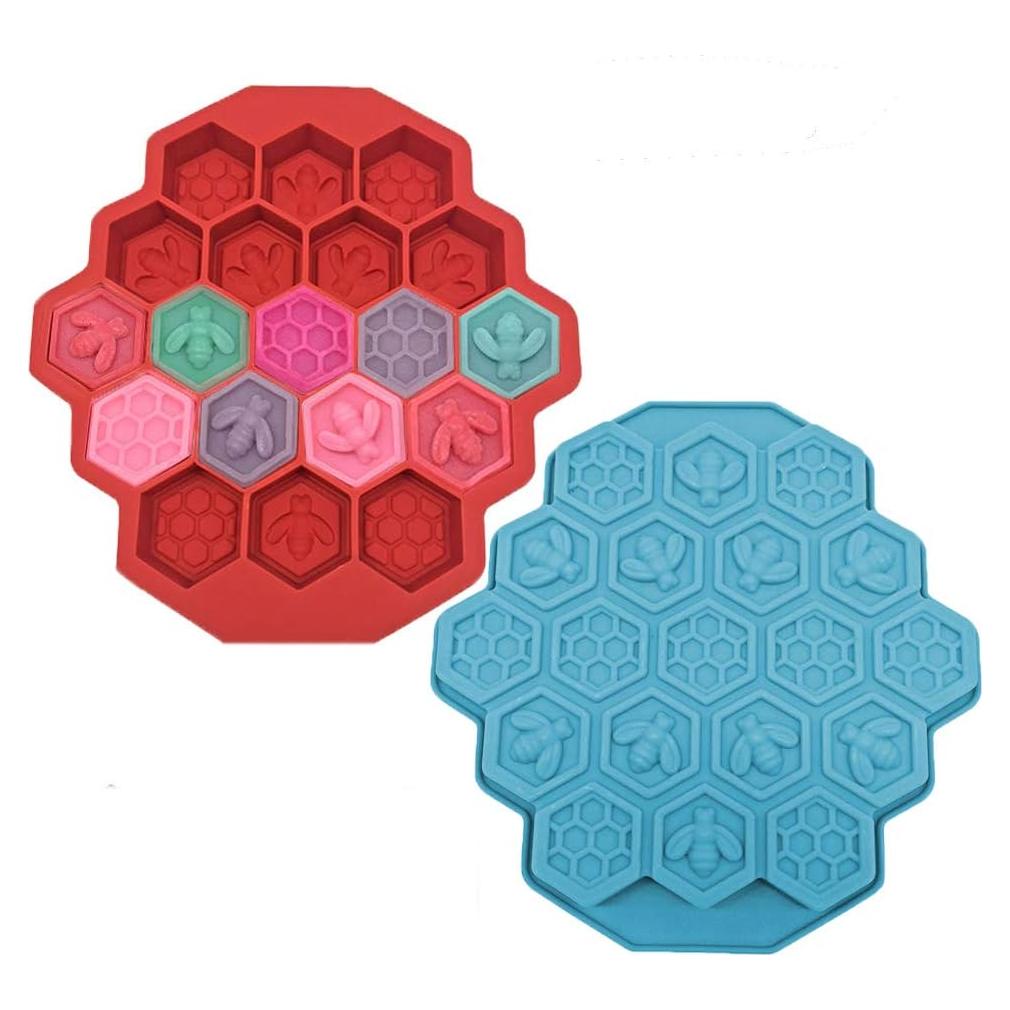 Molde de Silicona 2 Piezas Panal de Abeja Creativee 17.5 cm
