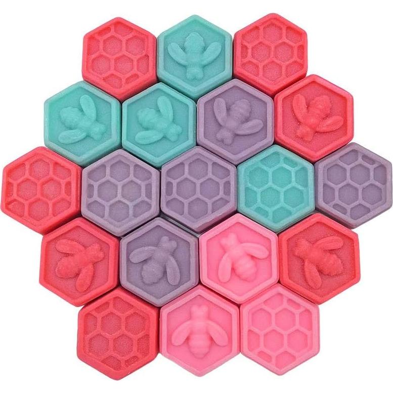 Molde de Silicona 2 Piezas Panal de Abeja Creativee 17.5 cm