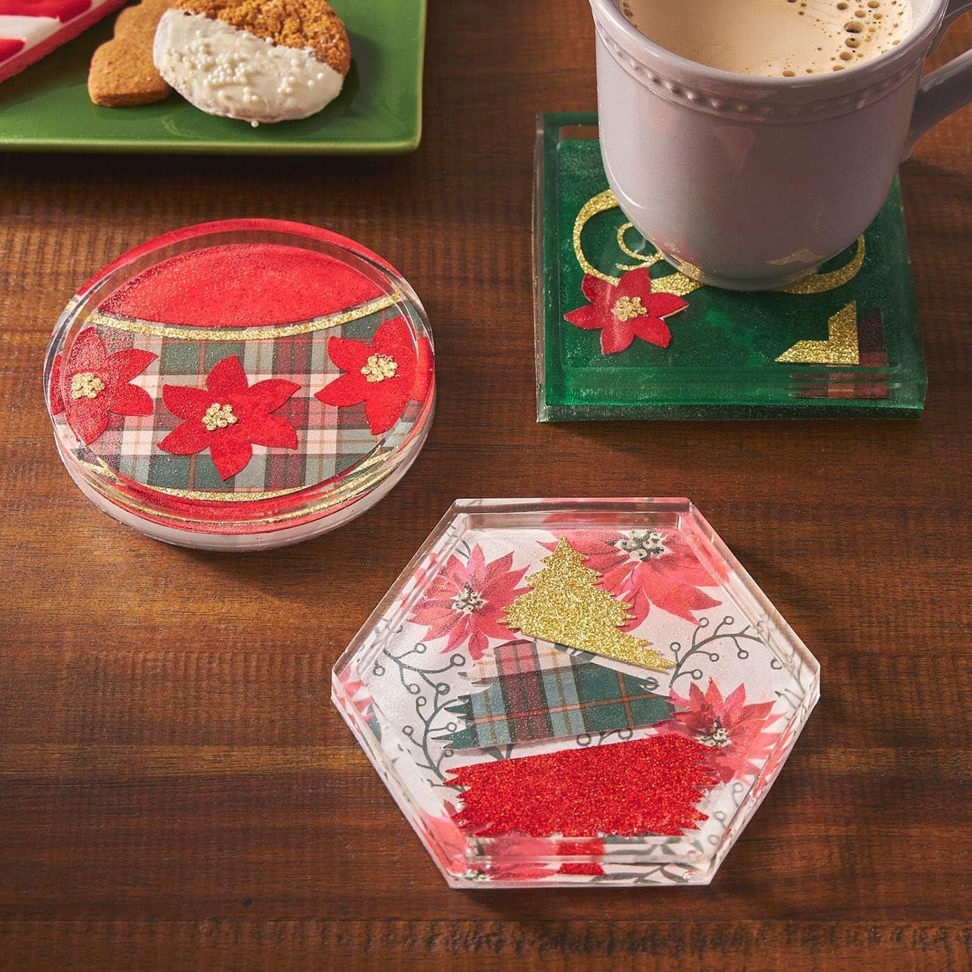 8 Moldes de Silicona para Posavasos de Resina Midnadiy