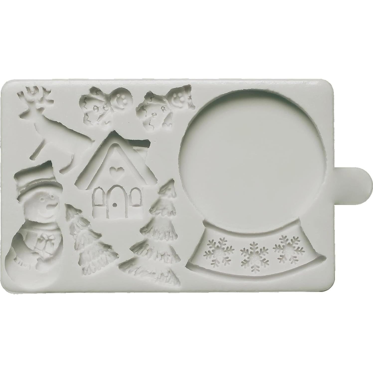 Molde de Silicona de Nieve LEDURAPROMT para Pasteles