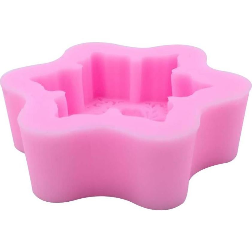 Molde de Silicona Copo de Nieve Monqui 8.1x8.1x2.5 cm