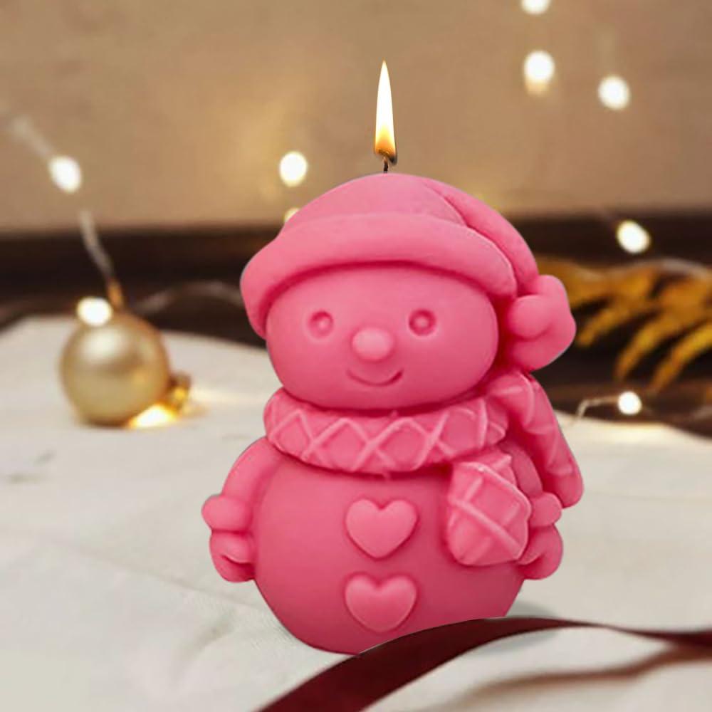 Molde de Silicona Muñeco de Nieve RUIYDZ 8.5x6.8x9cm