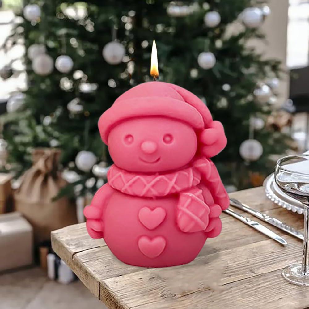 Molde de Silicona Muñeco de Nieve RUIYDZ 8.5x6.8x9cm