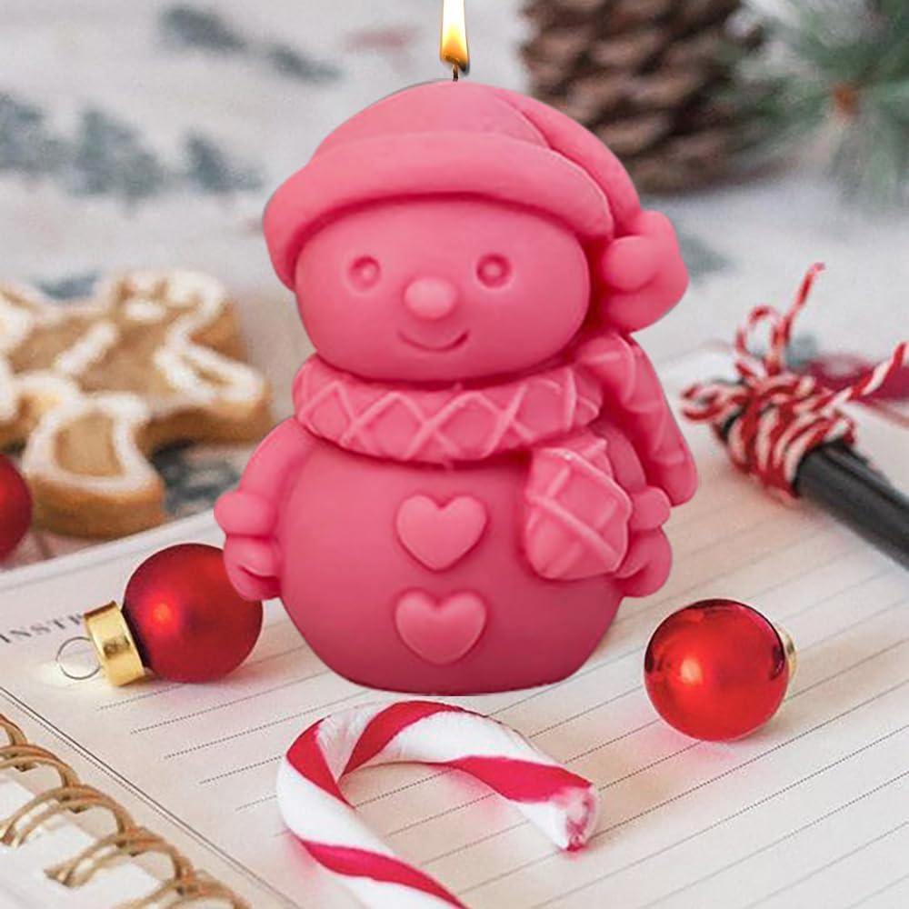 Molde de Silicona Muñeco de Nieve RUIYDZ 8.5x6.8x9cm