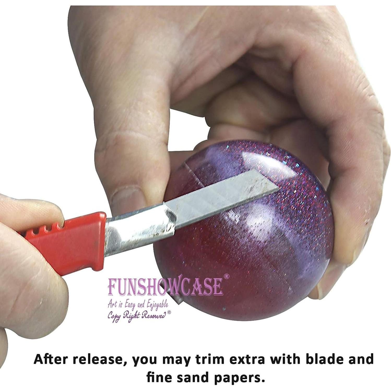 Molde de Silicona Esférico 12.7 cm FUNSHOWCASE para Resina y Jabón