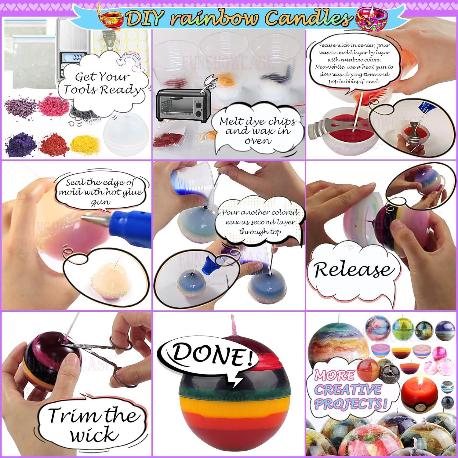 Molde de Silicona Esférico 12.7 cm FUNSHOWCASE para Resina y Jabón