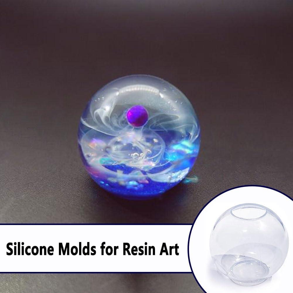 Molde de Resina Esfera Grande 10 cm BIGEBO Silicona Transparente