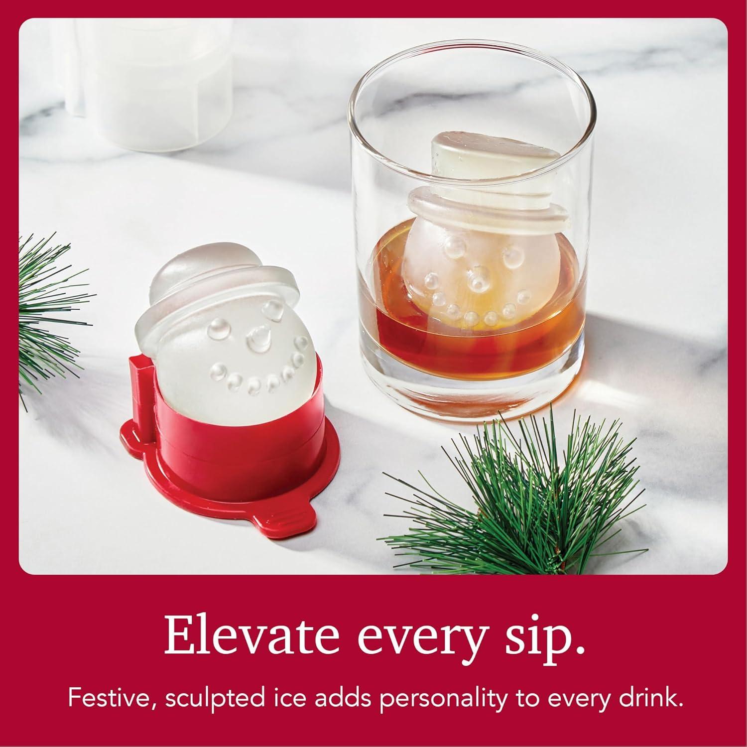 Molde de Hielo Tovolo Muñeco de Nieve Set de 2 Silicona BPA