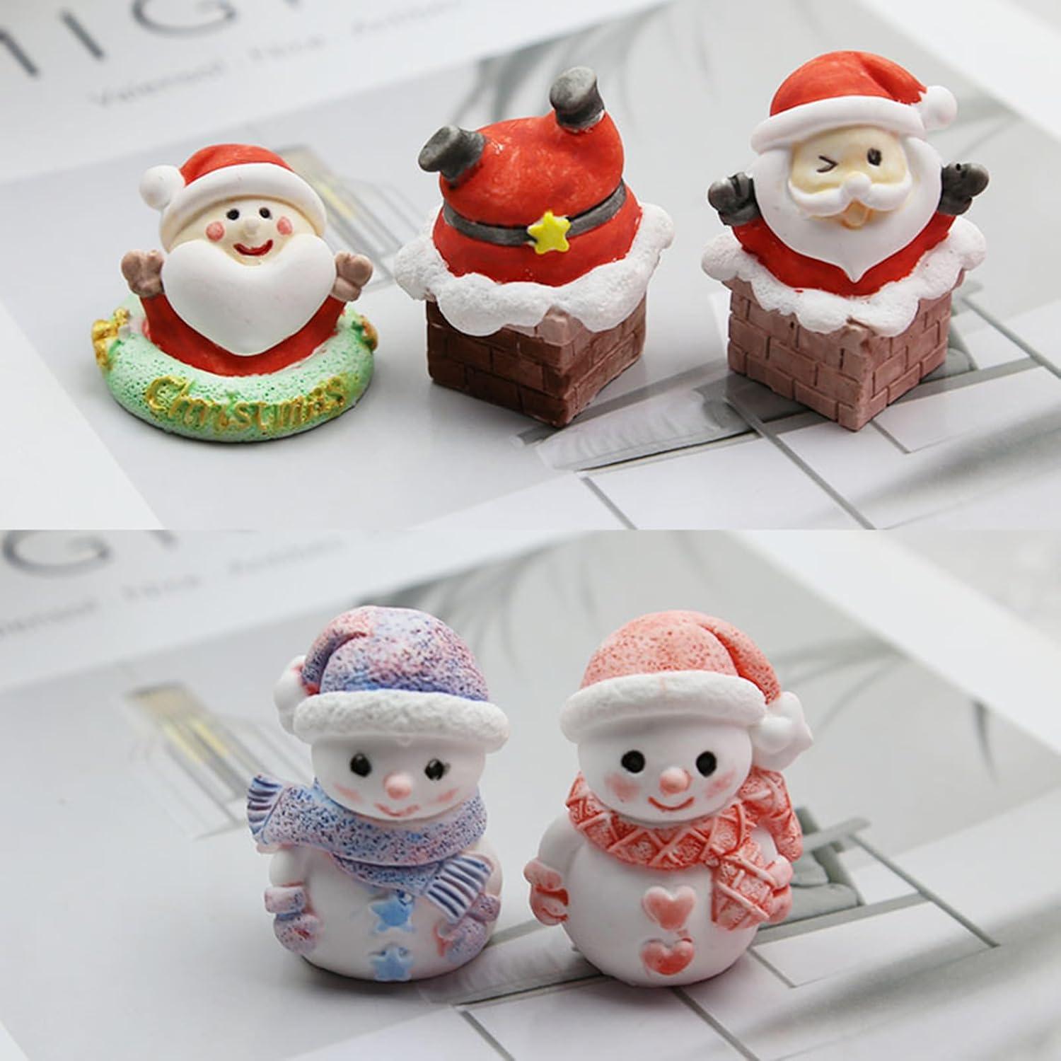 Moldes de Silicona Muñeco de Nieve Xidmold 2 Pcs 4.5 cm