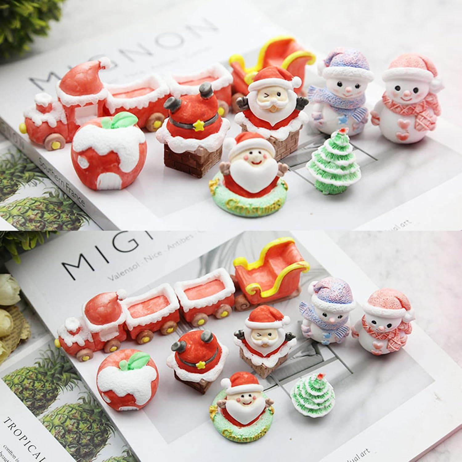 Moldes de Silicona Muñeco de Nieve Xidmold 2 Pcs 4.5 cm