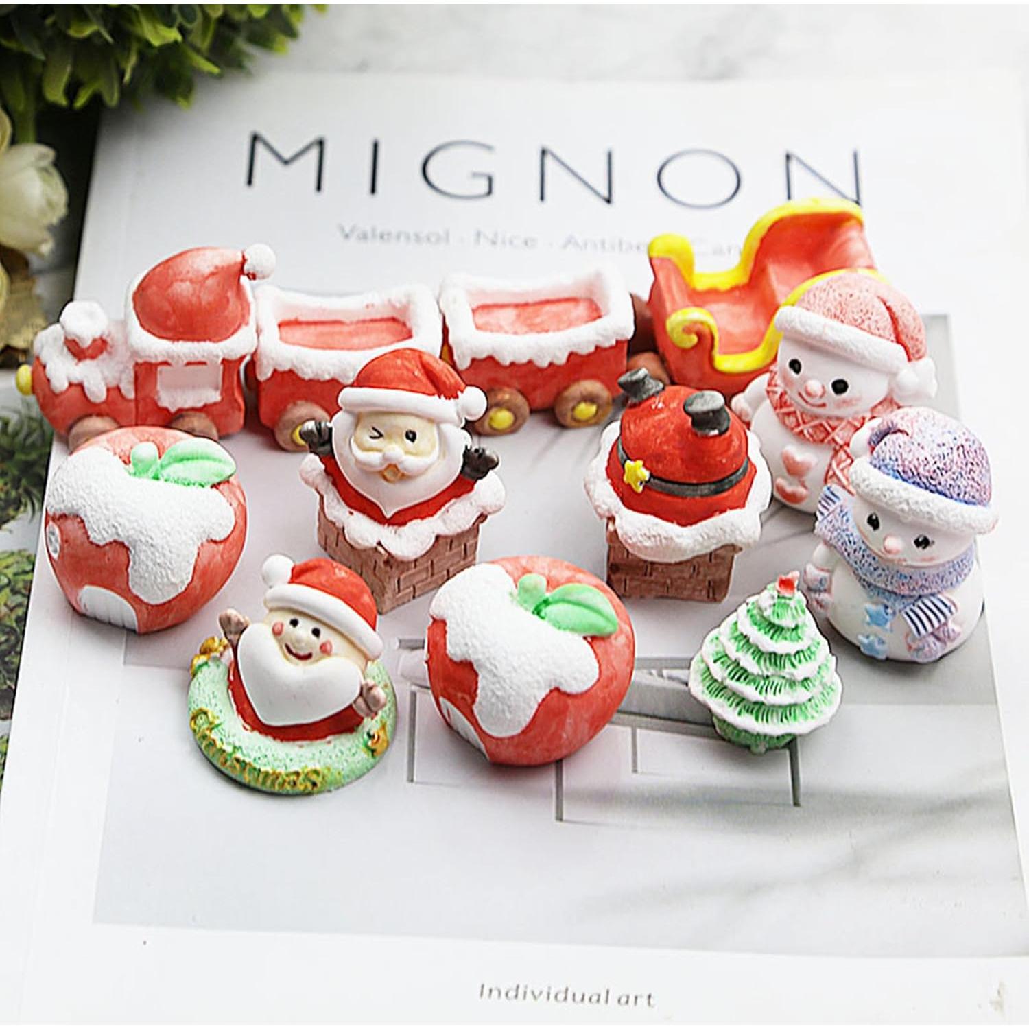 Moldes de Silicona Muñeco de Nieve Xidmold 2 Pcs 4.5 cm