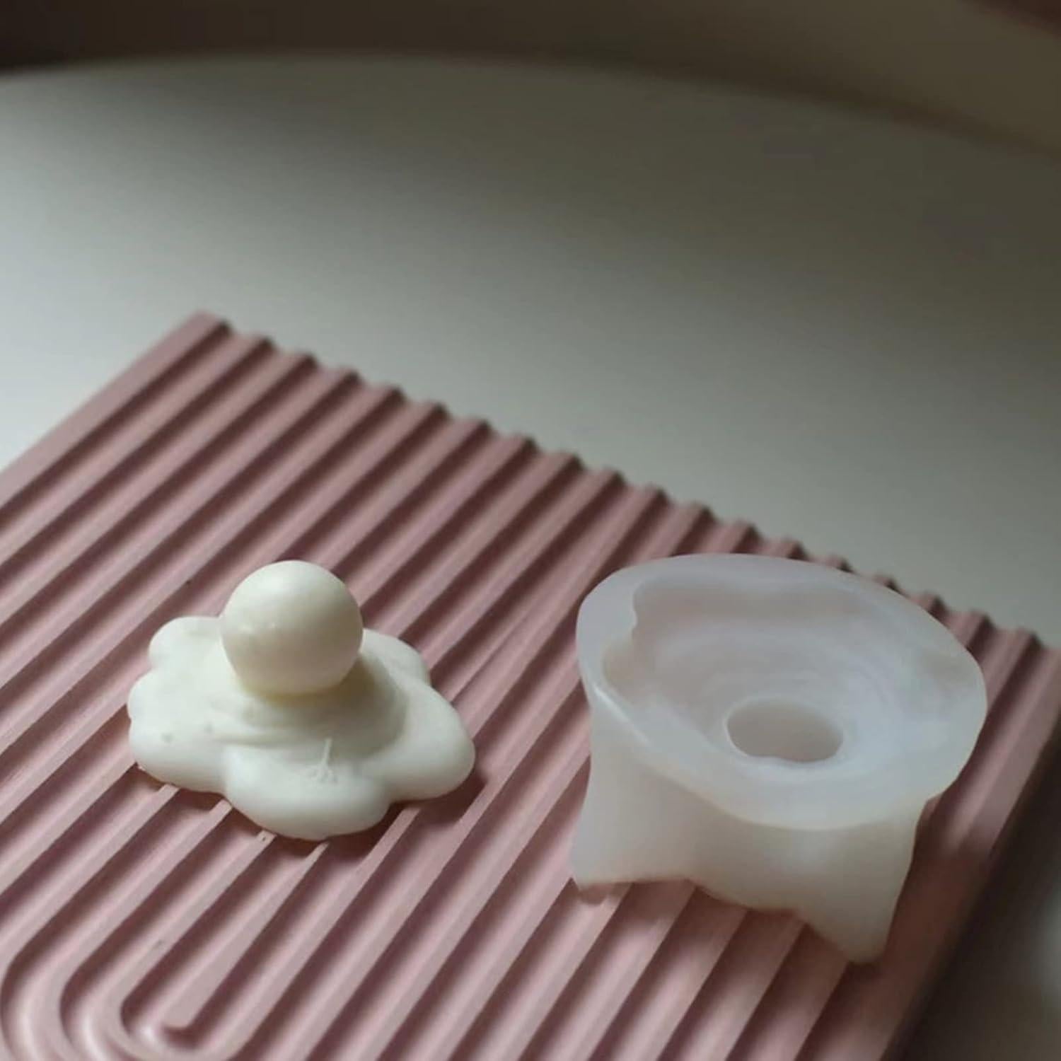 Moldes de Silicona para Velas Muñeco de Nieve TOPYS 2 Piezas