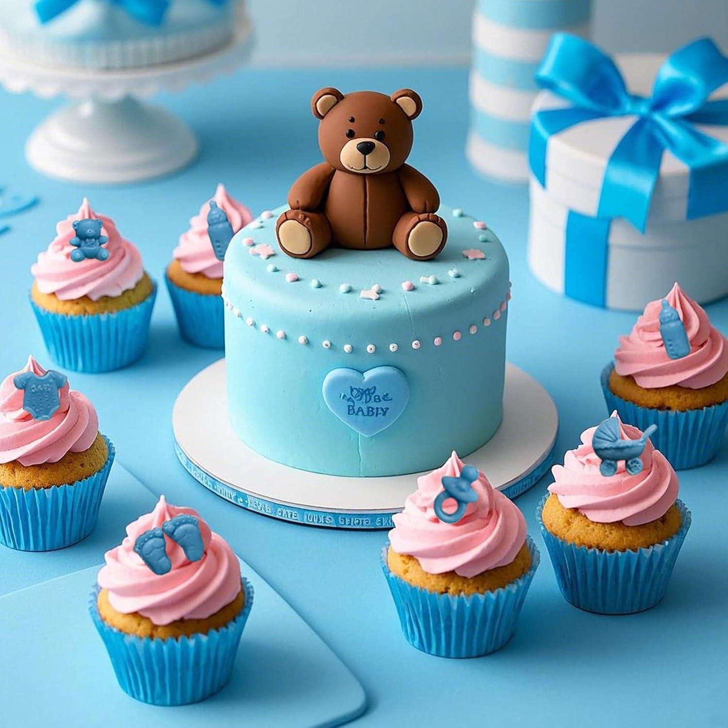 Moldes de Silicona para Chocolate Baby Shower Solldgt - 2 Piezas