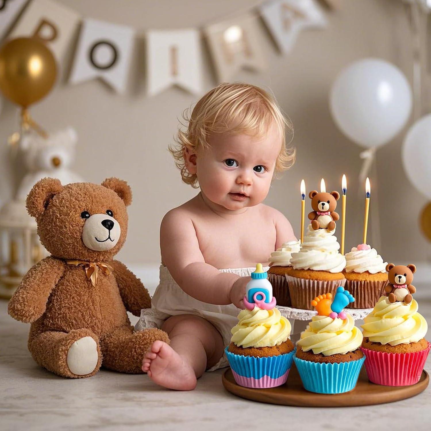 Moldes de Silicona para Chocolate Baby Shower Solldgt - 2 Piezas