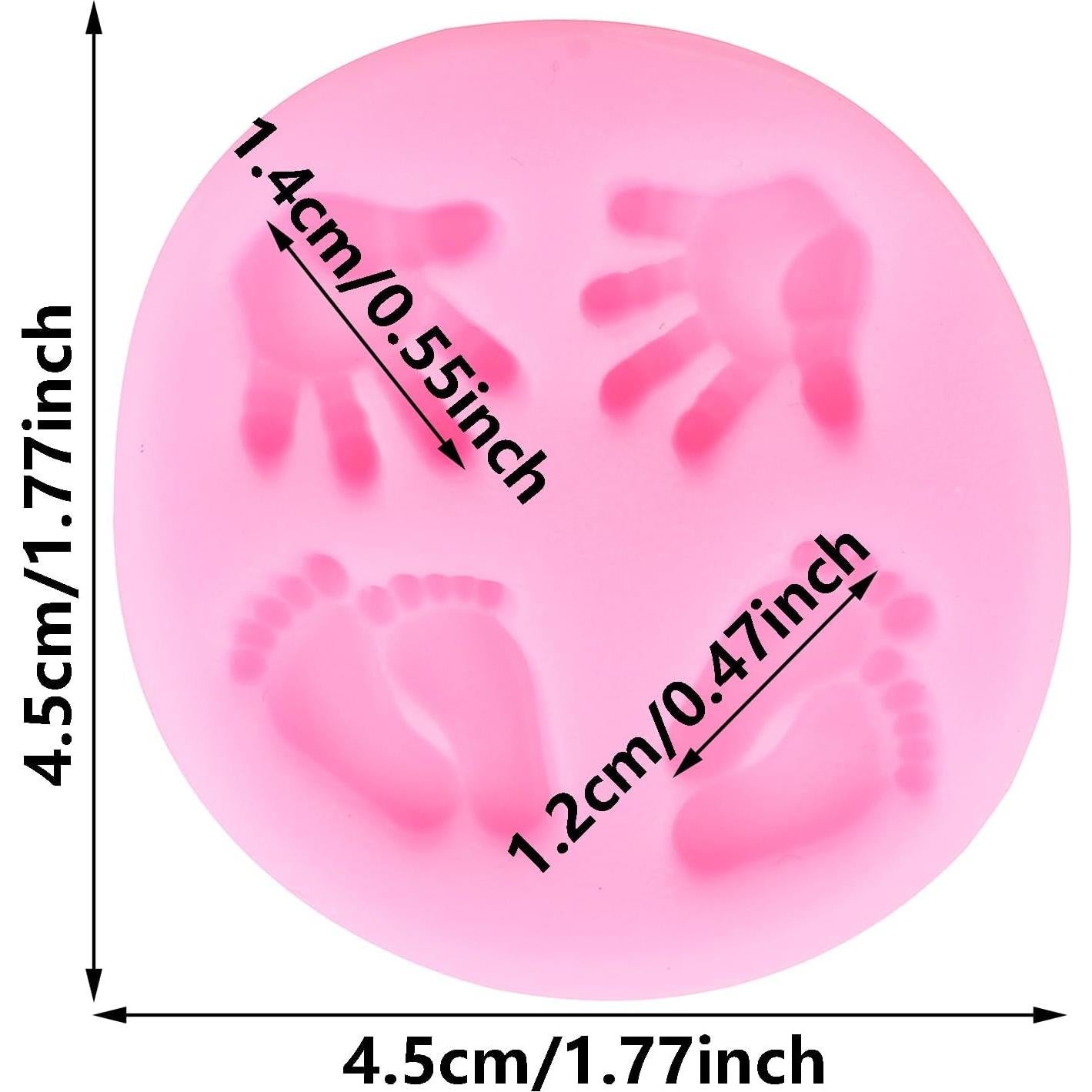 Molde de Silicona para Fondant Bebé YIHUOMOLDS 8x7cm