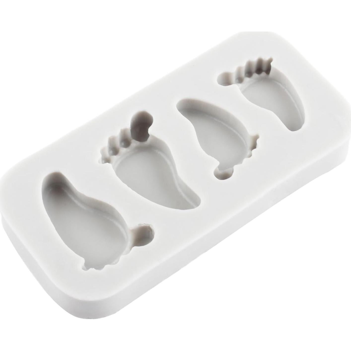 Molde de Silicona Huella de Bebé CANYANGMOLD 8.1x7.3 cm