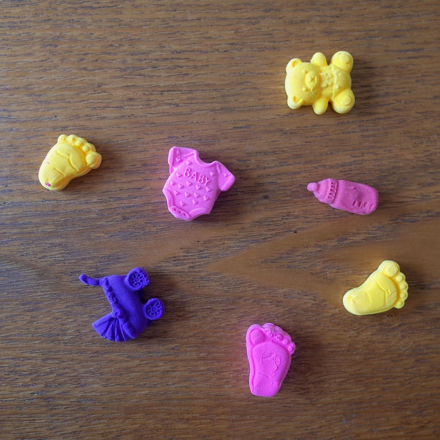 Molde de Silicona Baby Shower ScivoKaval 6 Diseños 19.8x19.8cm