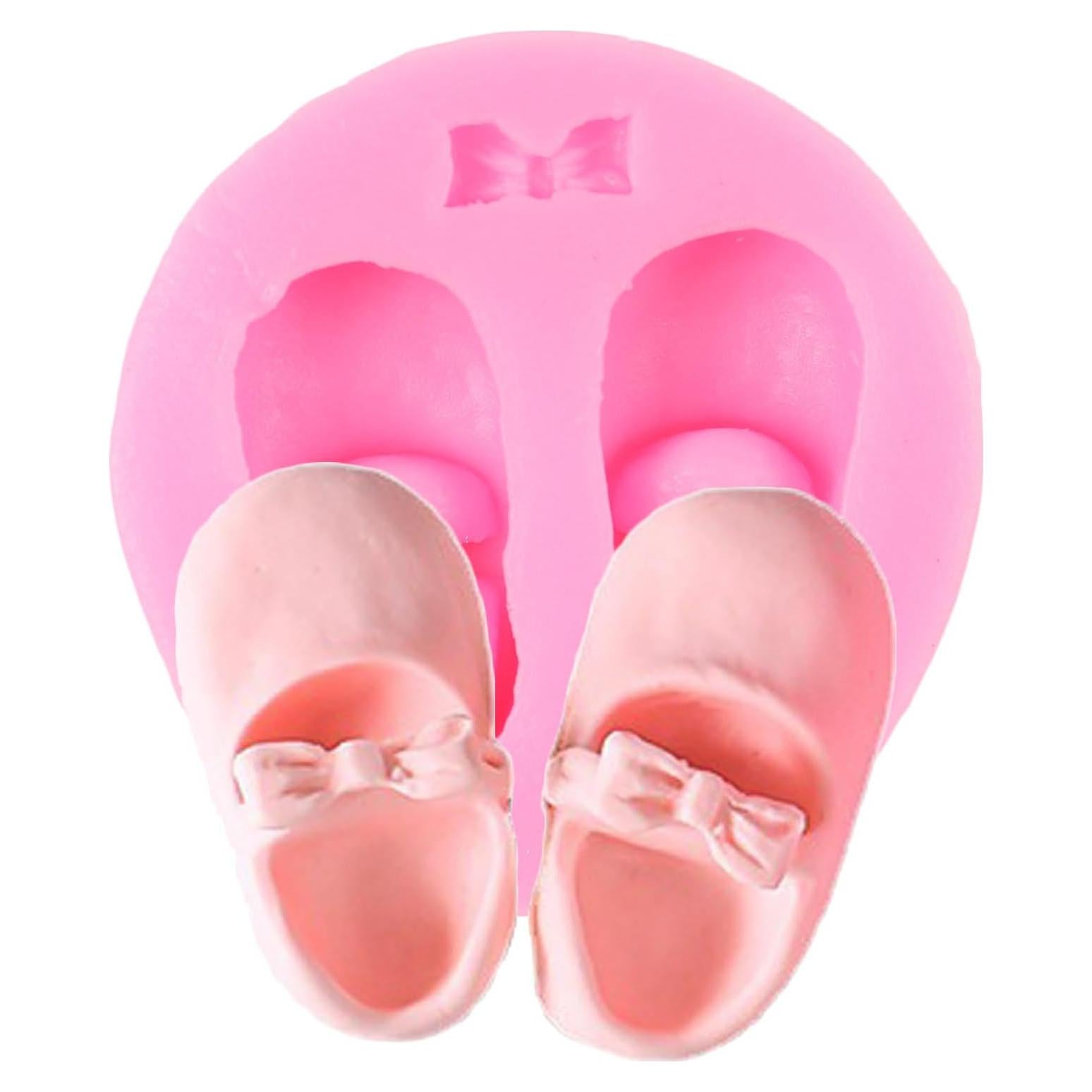 Molde de Silicona para Zapatos de Bebé QDMOLDS 5.7 cm