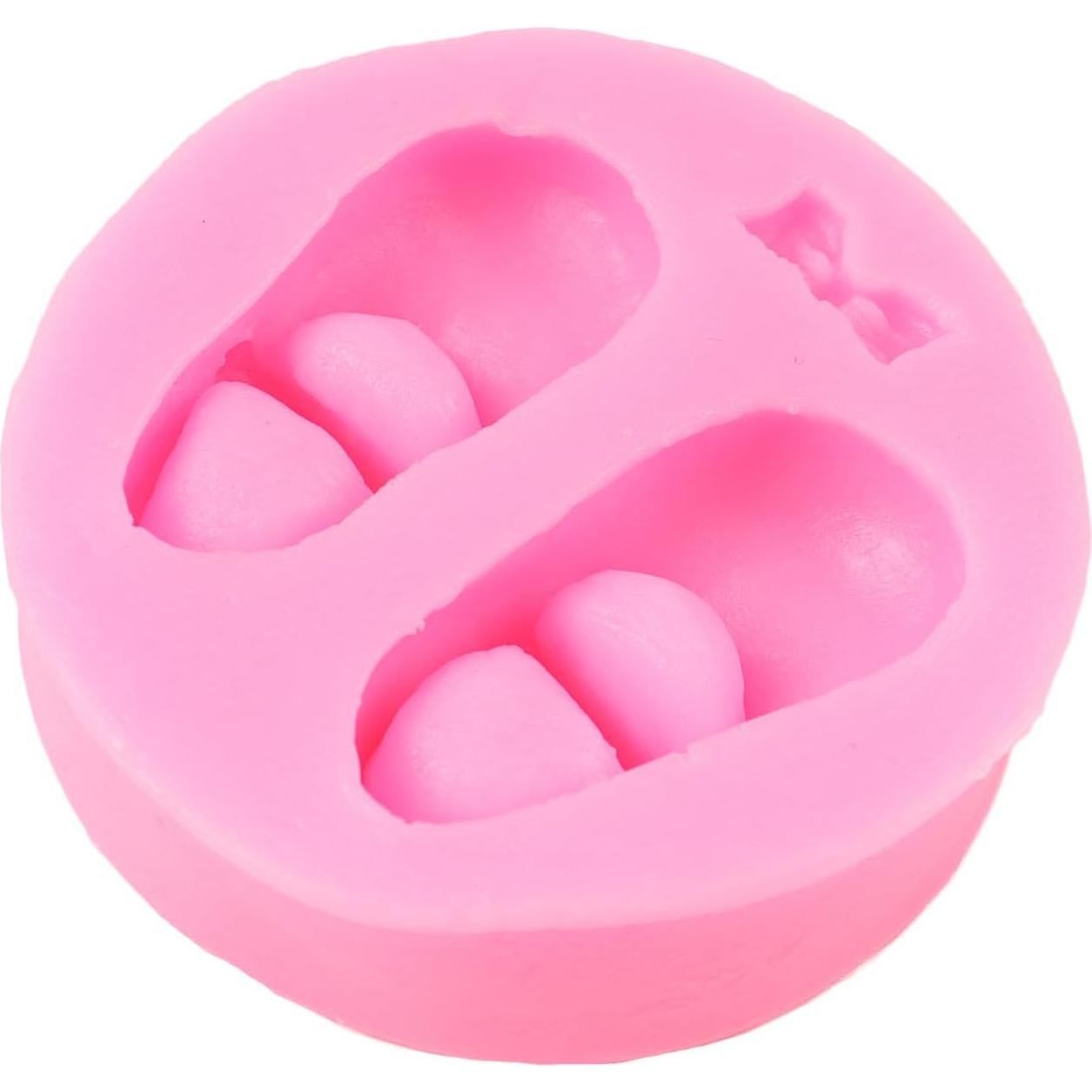 Molde de Silicona para Zapatos de Bebé QDMOLDS 5.7 cm