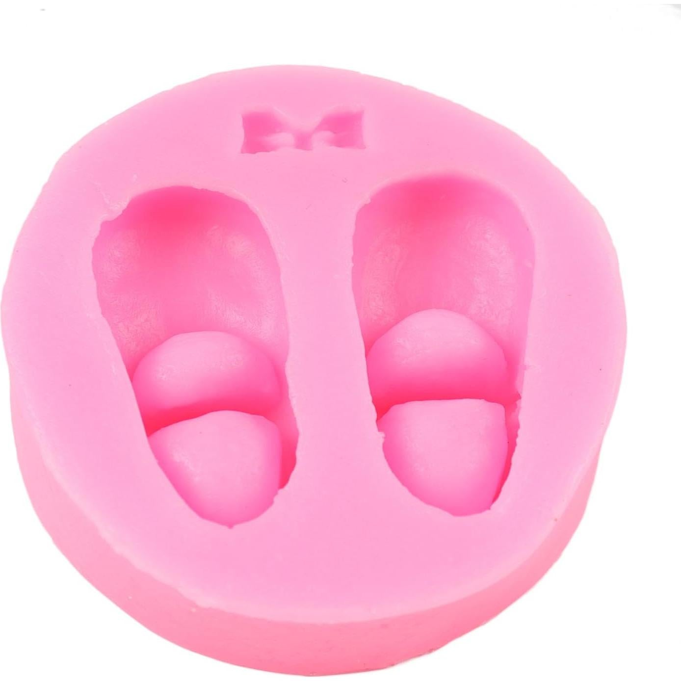 Molde de Silicona para Zapatos de Bebé QDMOLDS 5.7 cm