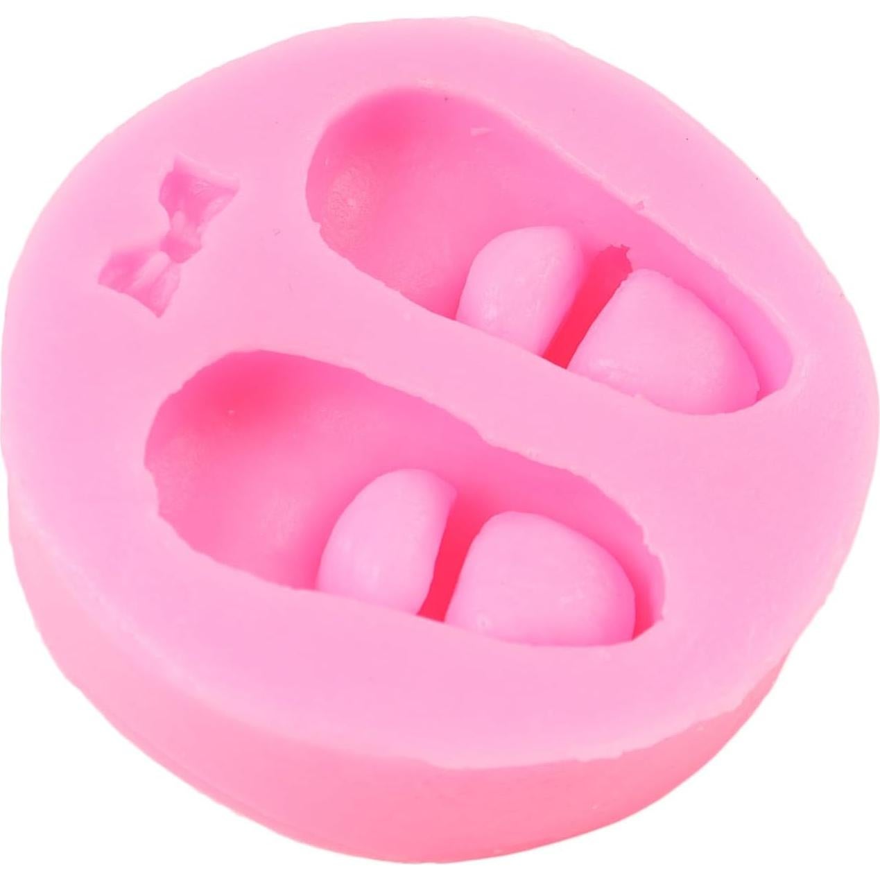 Molde de Silicona para Zapatos de Bebé QDMOLDS 5.7 cm