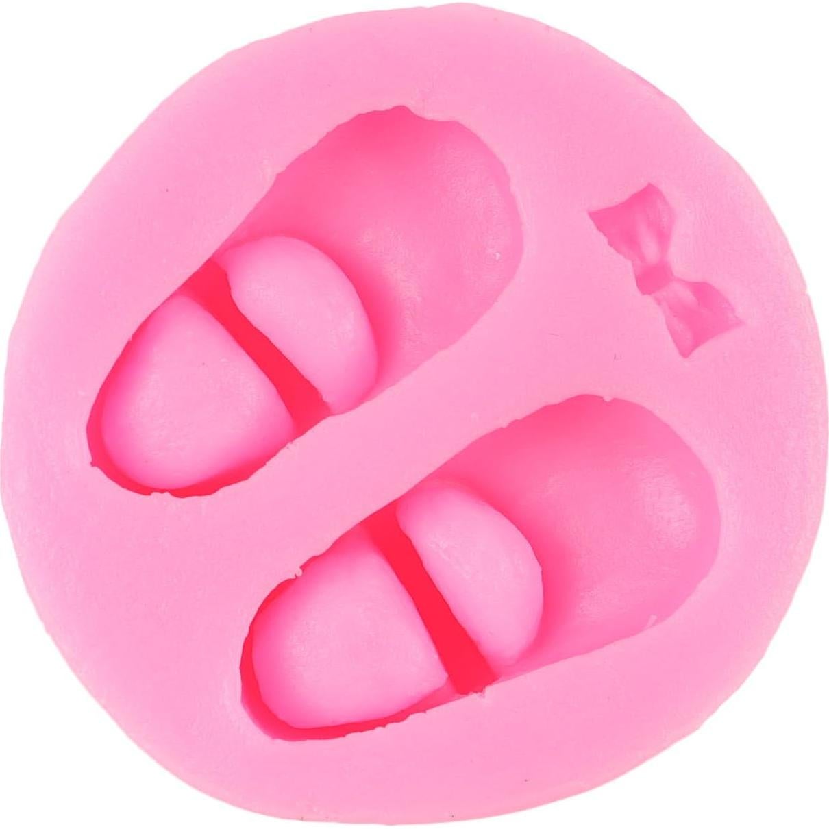 Molde de Silicona para Zapatos de Bebé QDMOLDS 5.7 cm