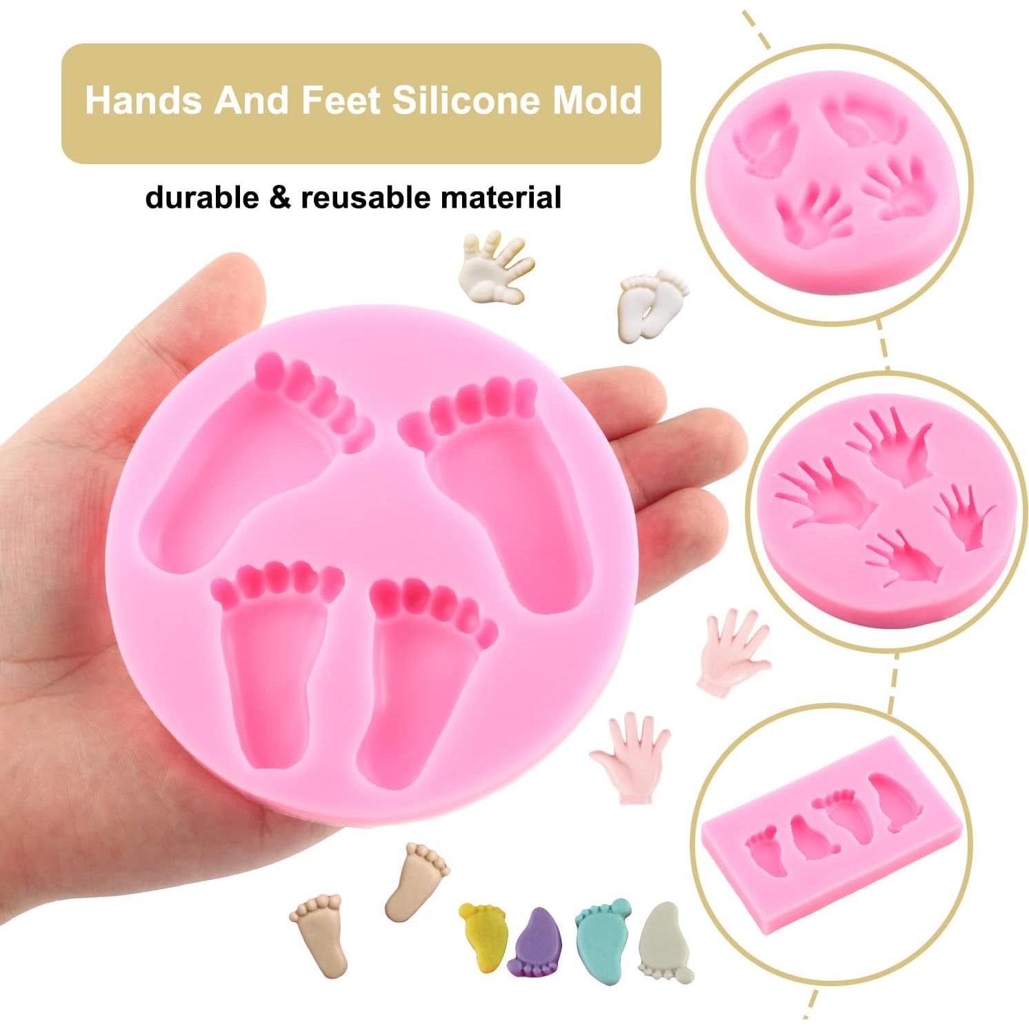 Moldes de Silicona para Fondant ZiXiang - Bebé, 4 Piezas