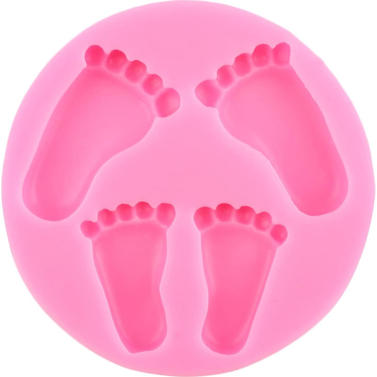 Moldes de Silicona para Fondant ZiXiang - Bebé, 4 Piezas