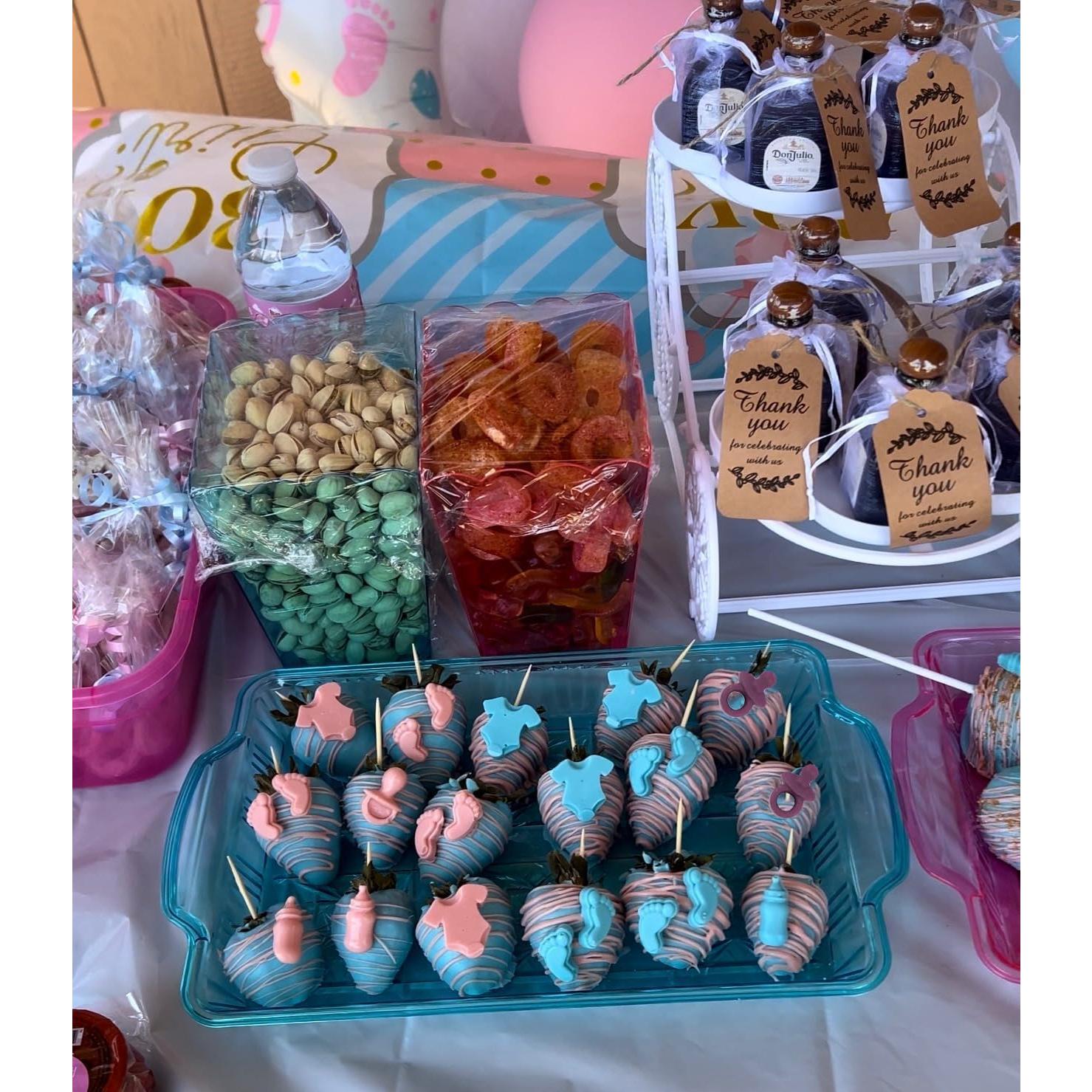 Molde de Chocolate de Silicona Apiocmy para Baby Shower - 2 Piezas