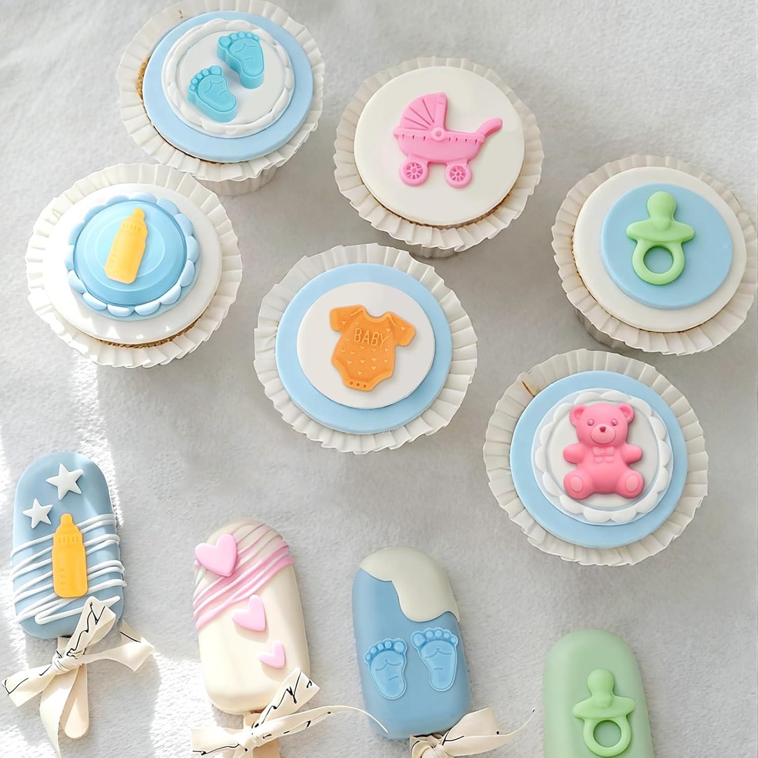 Moldes de Chocolate JOERSH para Baby Shower - 2 Piezas