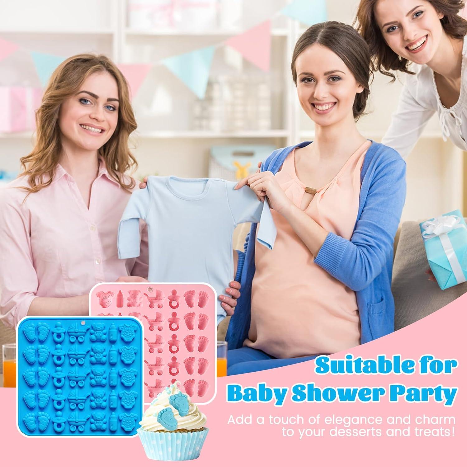 Moldes de Chocolate JOERSH para Baby Shower - 2 Piezas