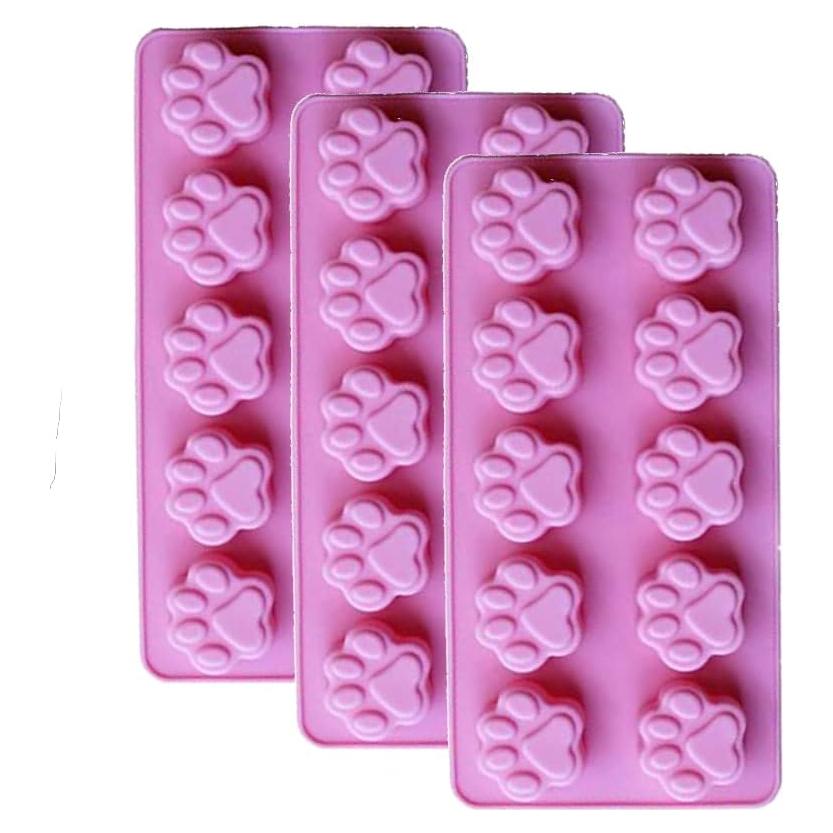 Moldes de Silicona para Huella de Perro SAMZAREULO - Juego de 3