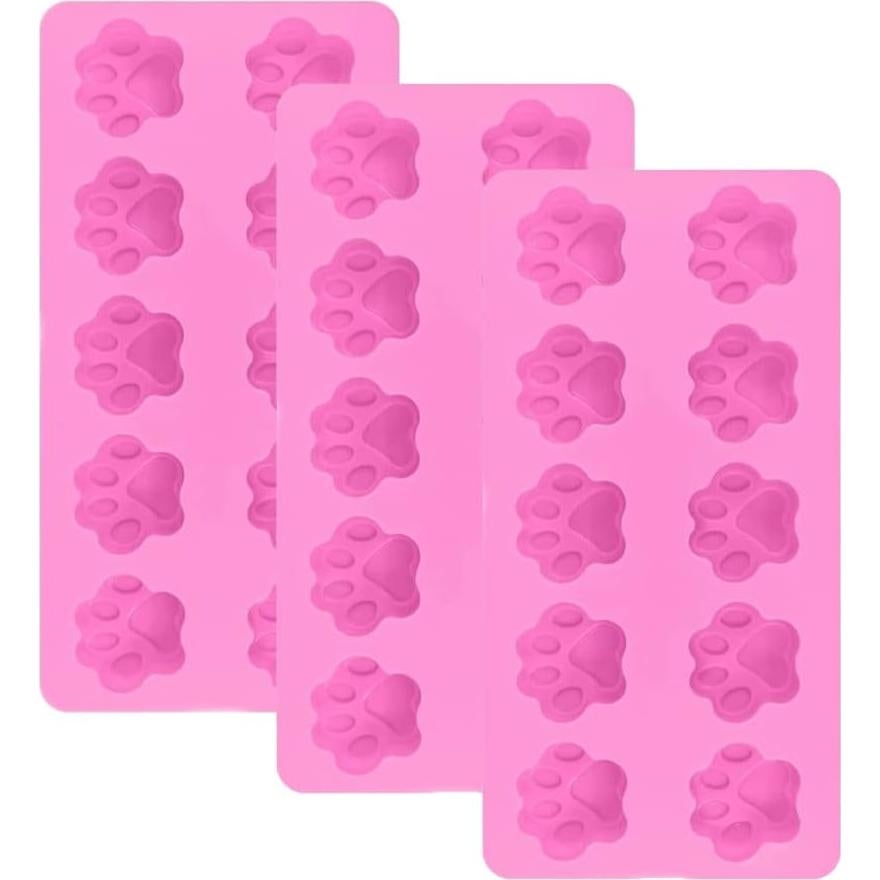 Moldes de Silicona para Huella de Perro SAMZAREULO - Juego de 3