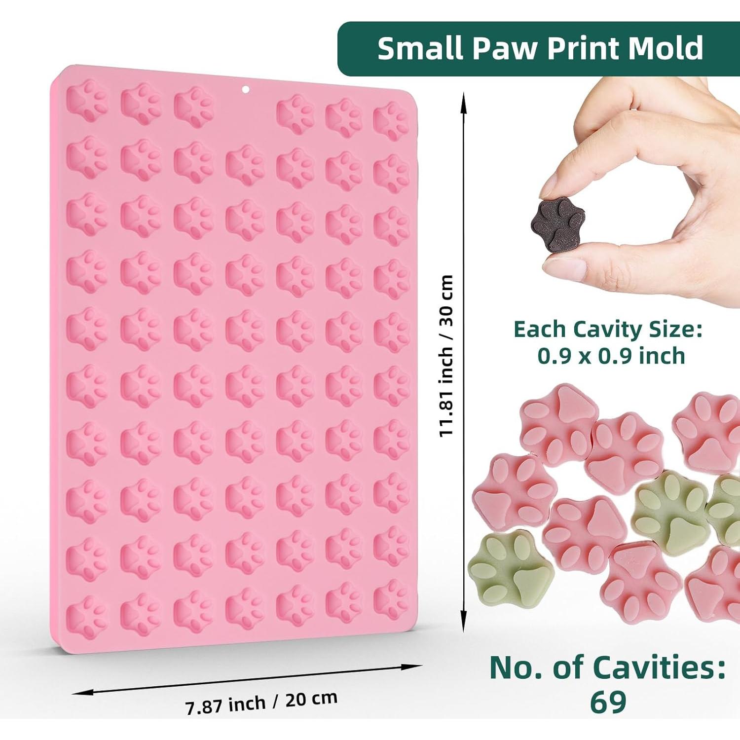 Molde de Silicona Huella de Pata Amyandone 69 Cavidades