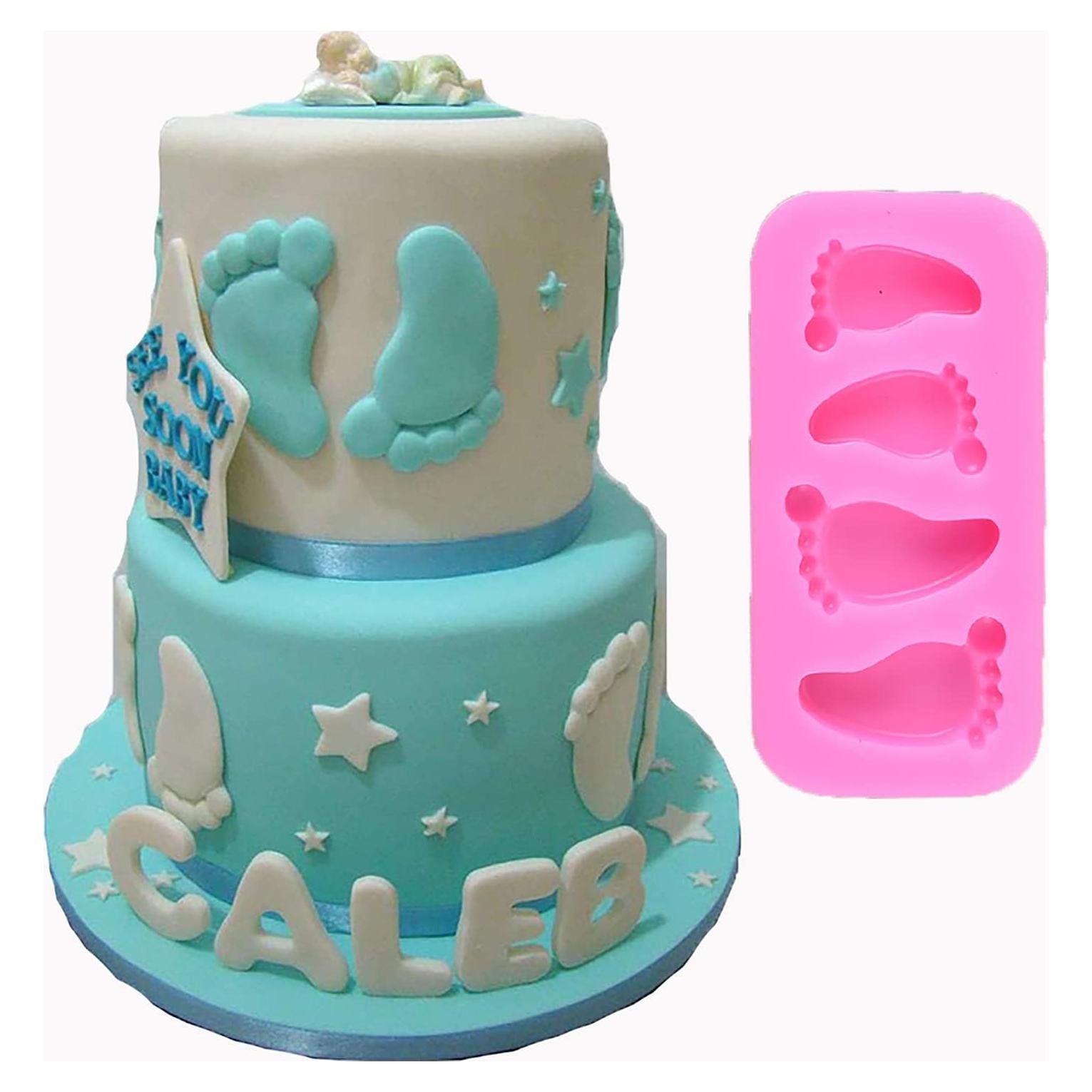 Molde de Silicona para Huellas de Bebé Guratapa - 8.8x5.1 cm