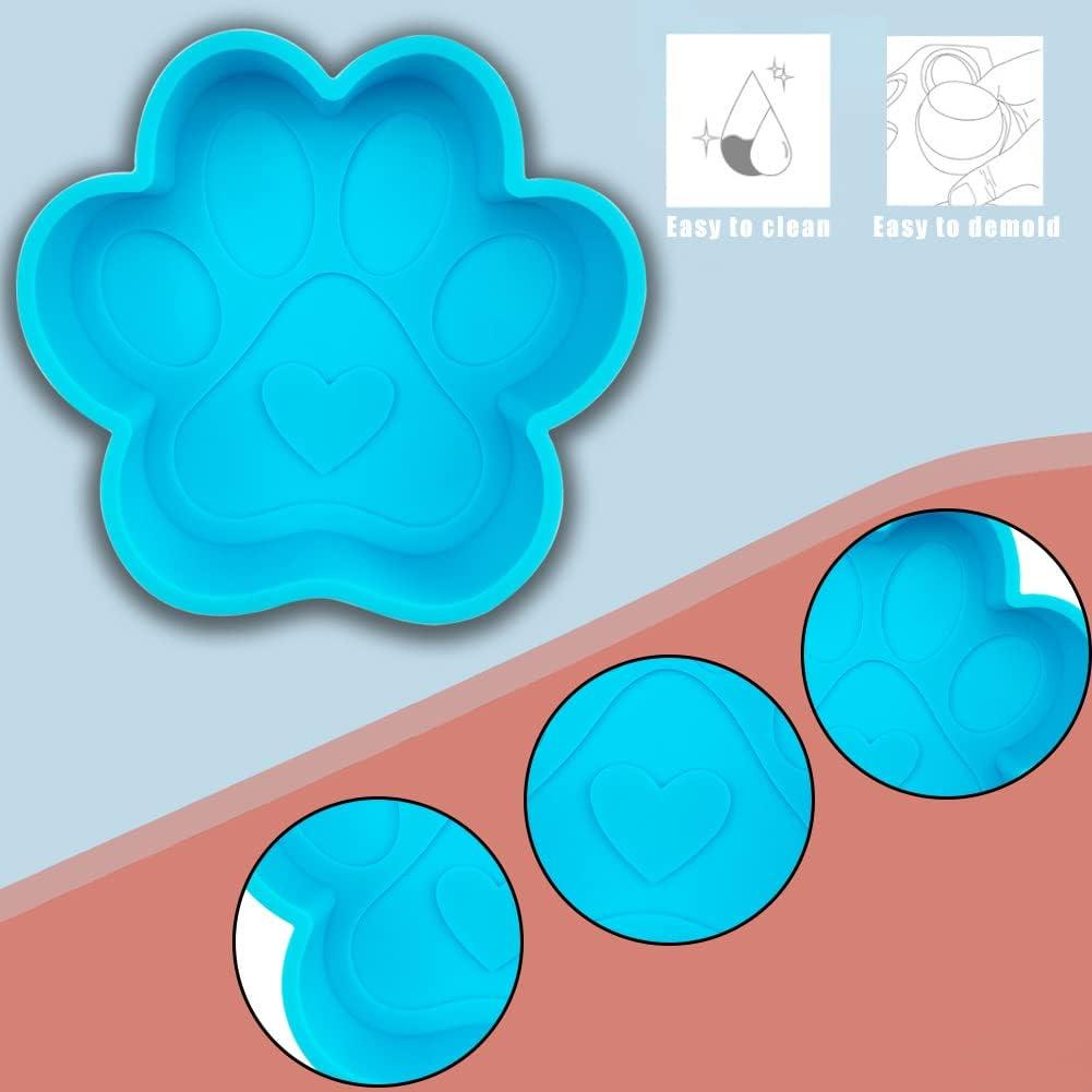 Moldes de Silicona Huella de Perro Thinslimer - 2 Piezas