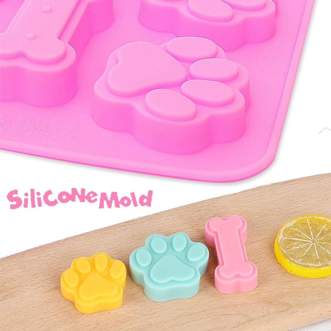 Moldes de Silicona para Golosinas de Perro Sunyuneey - 2 Pcs
