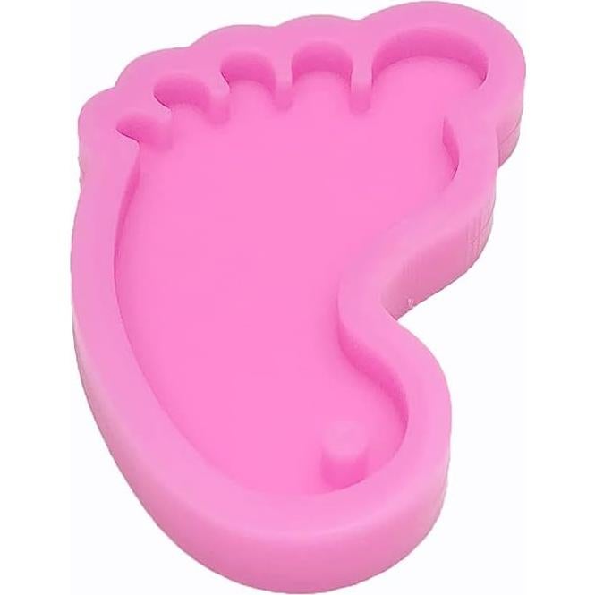 Moldes de Silicona para Manualidades Guratapa - Pie de Bebé
