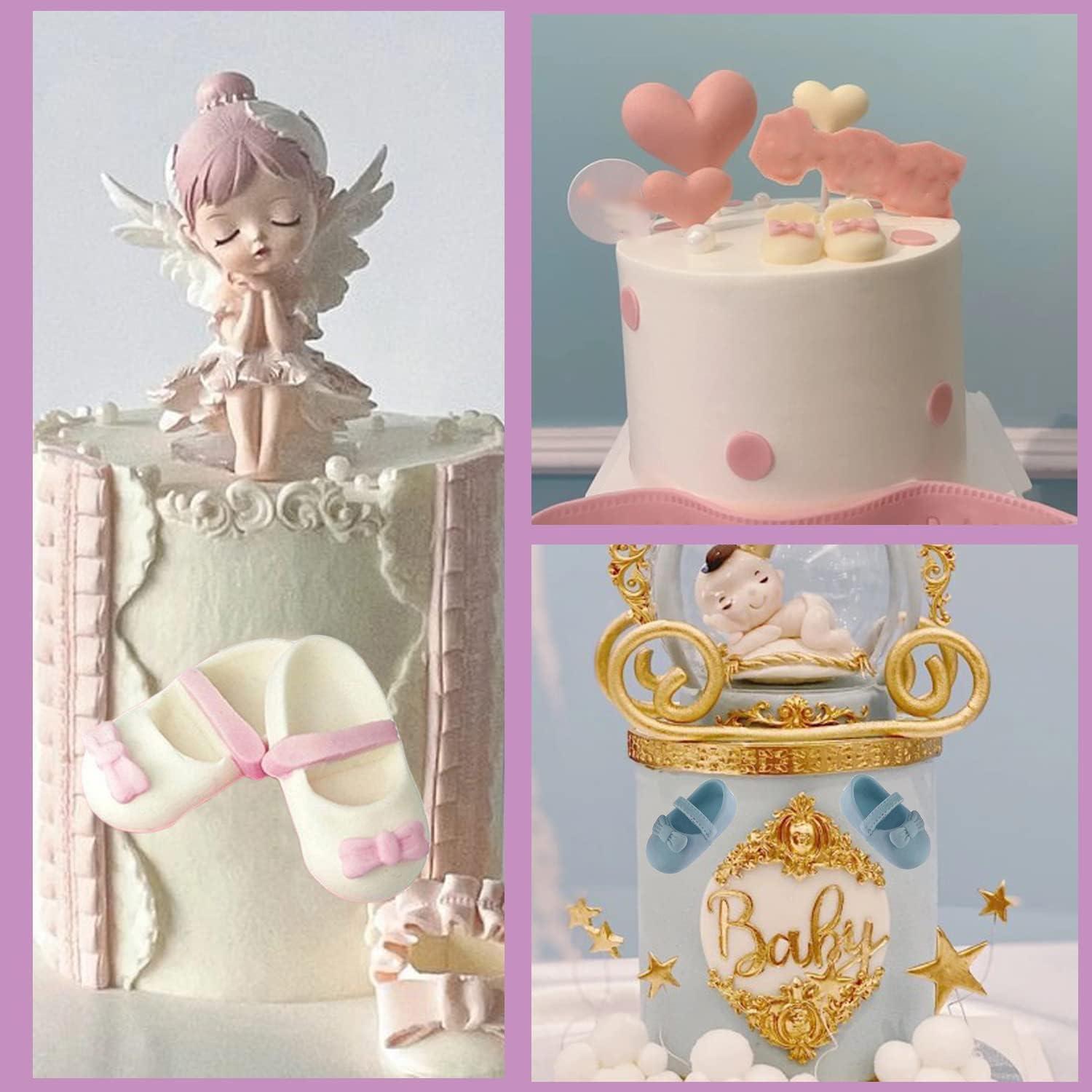 Moldes de Silicona para Fondant Bebé Mujiang Set de 4