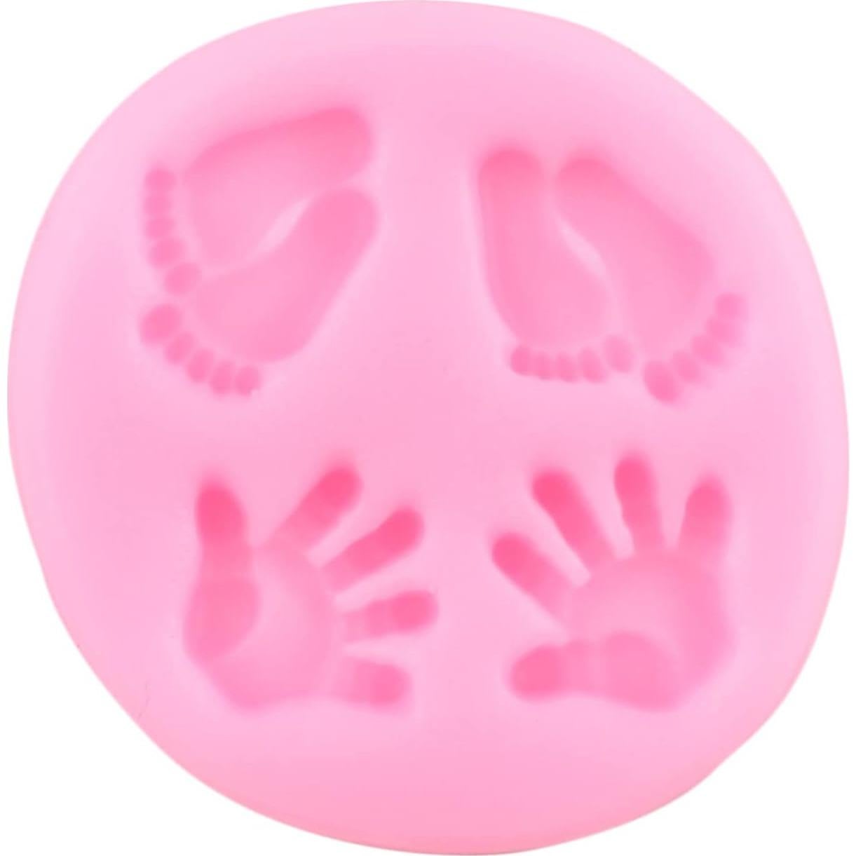 Moldes de Silicona para Fondant Bebé Mujiang Set de 4