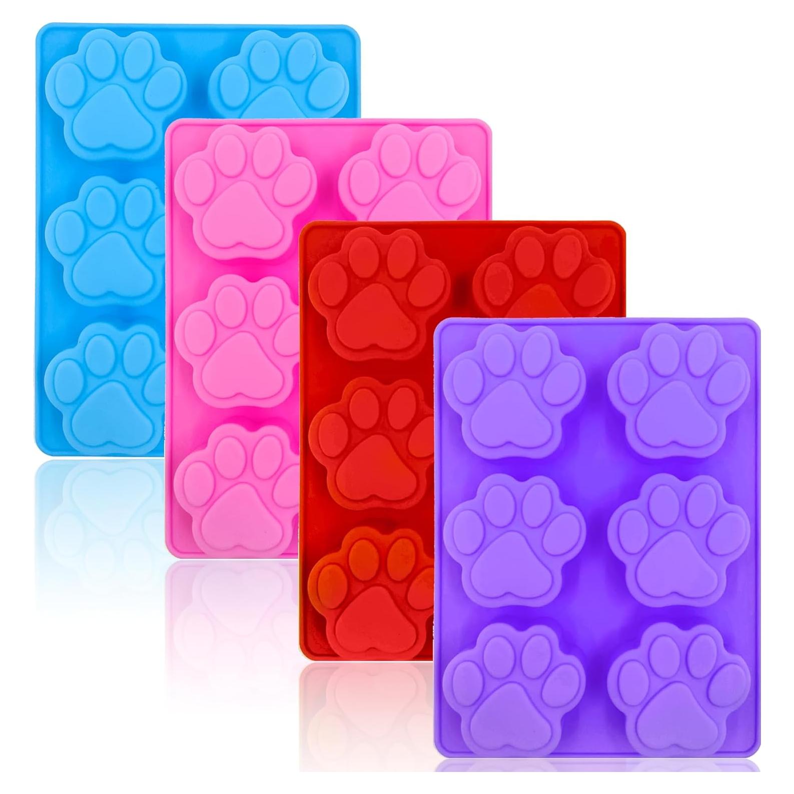Moldes de Silicona SAGOOITS para Galletas de Perro - 4 PZS