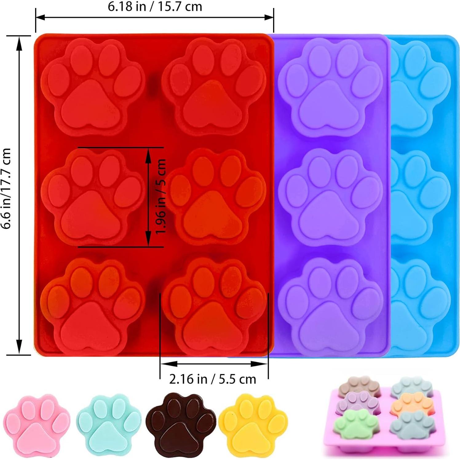 Moldes de Silicona SAGOOITS para Galletas de Perro - 4 PZS