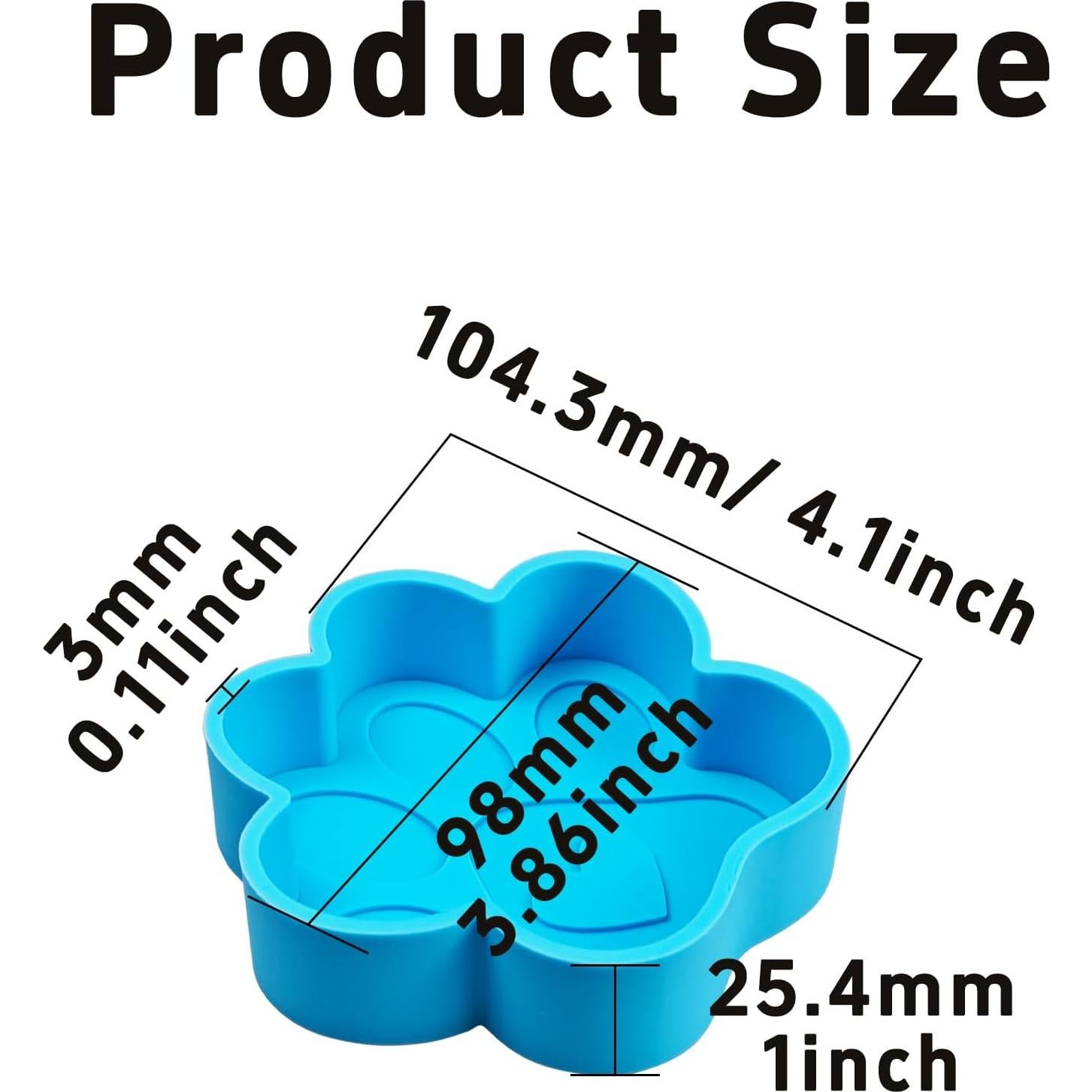 Molde de Silicona para Huella de Perro PDETVEO 10.41x9.8cm