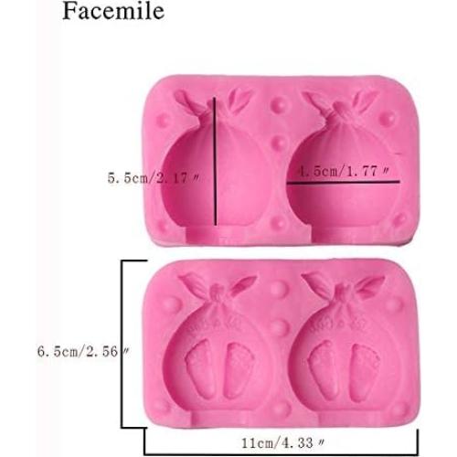 Molde de Silicona para Vela Baby Shower NINEXY 11x6.5cm