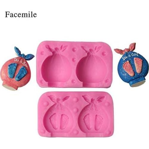 Molde de Silicona para Vela Baby Shower NINEXY 11x6.5cm