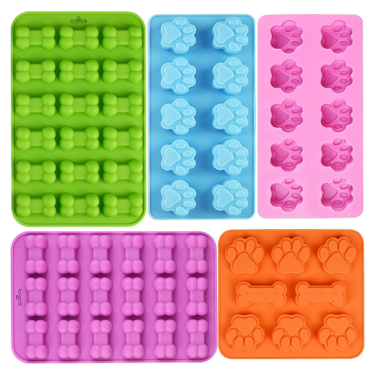Moldes de Silicona para Golosinas de Perro WMKGG - Set de 5