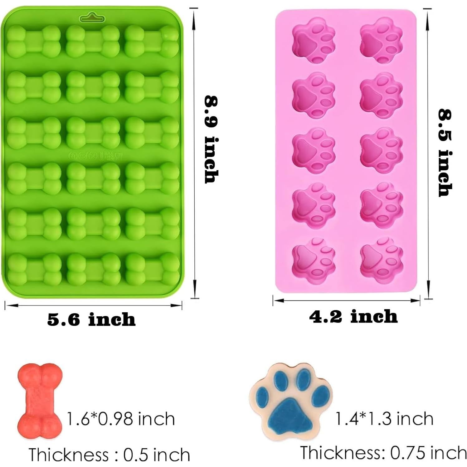 Moldes de Silicona para Golosinas de Perro WMKGG - Set de 5