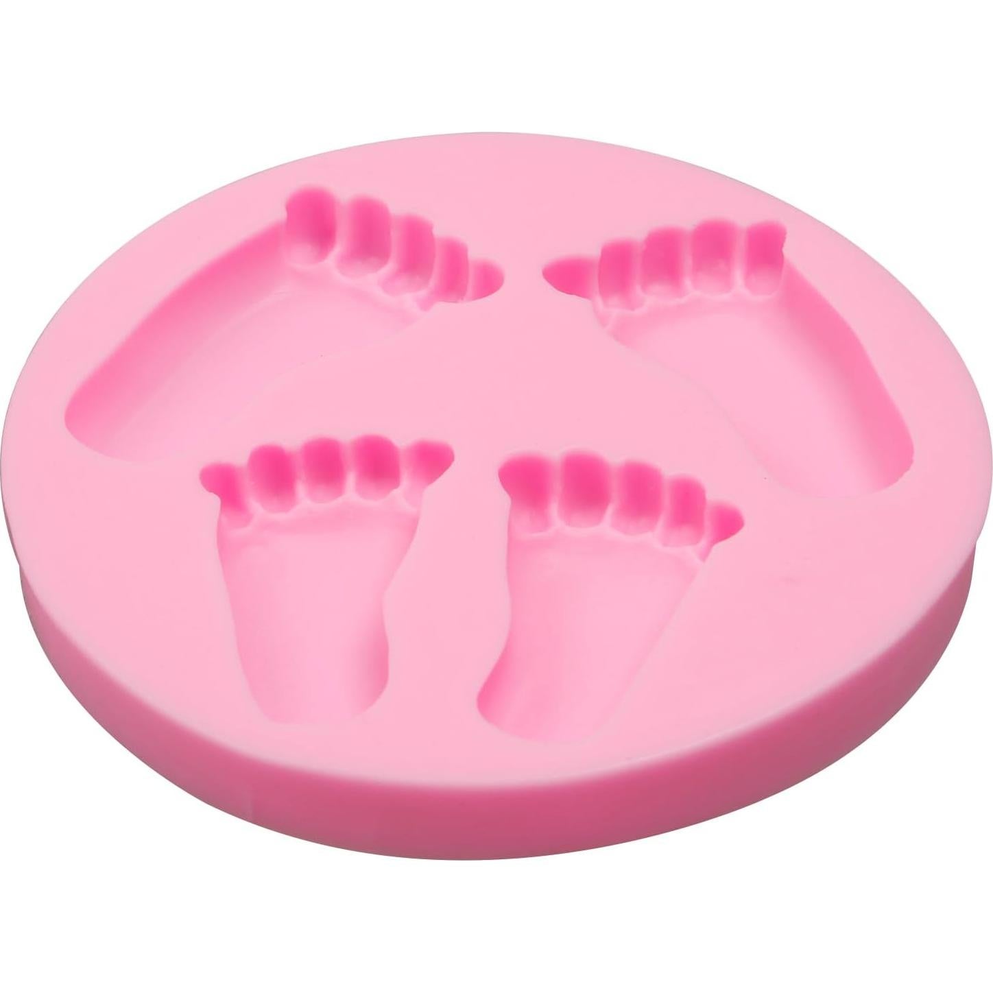 Molde de Silicona para Fondant Bebé YN324 - Pies y Más