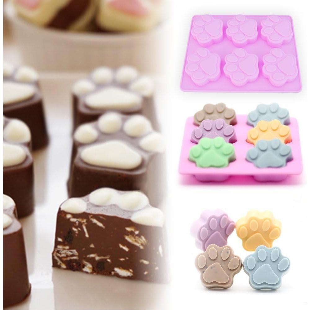 Juego de Moldes de Silicona para Golosinas de Mascotas Bamutu